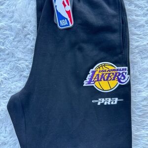 NBA Los Angeles Lakers Men Black Sweatpants size large